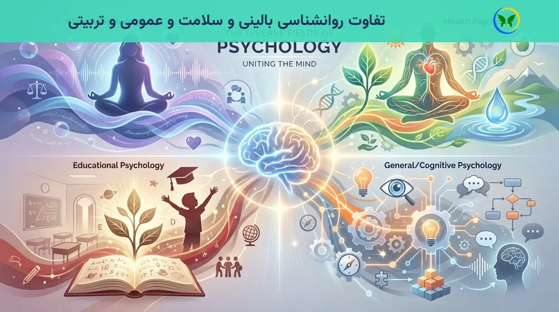 تفاوت روانشناسی بالینی و سلامت و عمومی و تربیتی