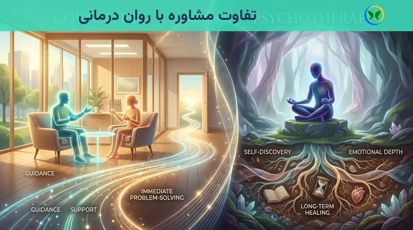 تفاوت مشاوره با روان درمانی