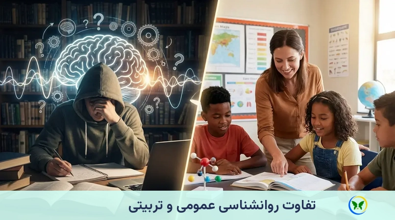 تفاوت روانشناسی عمومی و تربیتی