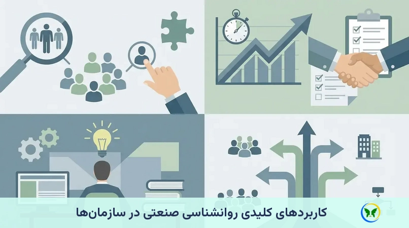 کاربردهای کلیدی روانشناسی صنعتی در سازمان‌ها