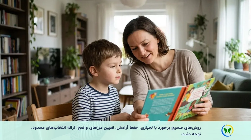 روش‌های صحیح برخورد با لجبازی: حفظ آرامش، تعیین مرزهای واضح، ارائه انتخاب‌های محدود، توجه مثبت