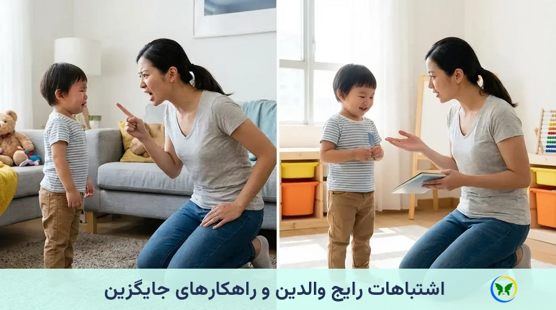 اشتباهات رایج والدین و راهکارهای جایگزین