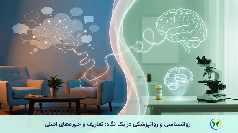 روانشناسی و روانپزشکی در یک نگاه: تعاریف و حوزه‌های اصلی