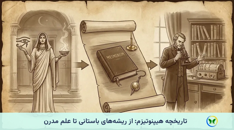 تاریخچه هیپنوتیزم: از ریشه‌های باستانی تا علم مدرن