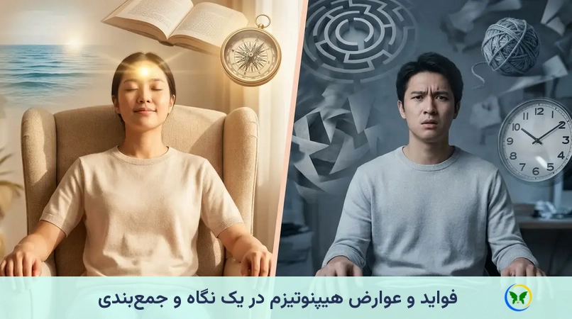 فواید و عوارض هیپنوتیزم در یک نگاه و جمع‌بندی