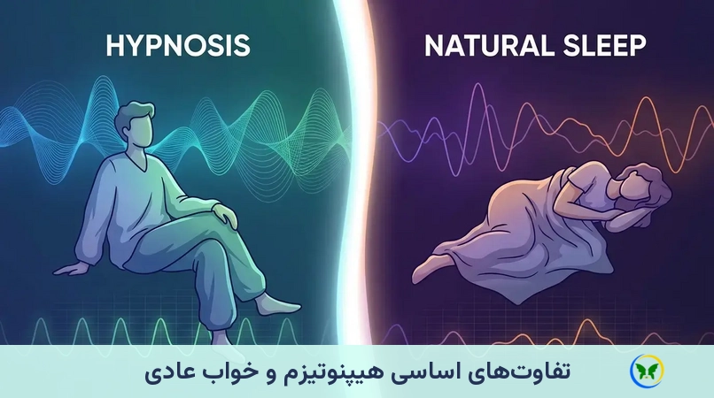 تفاوت‌های اساسی هیپنوتیزم و خواب عادی