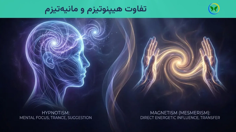 تفاوت هیپنوتیزم و مانیه‌تیزم