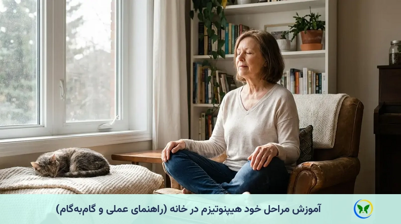 آموزش مراحل خود هیپنوتیزم در خانه (راهنمای عملی و گامبهگام)