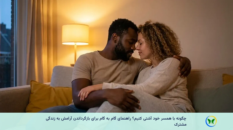 چگونه با همسر خود آشتی کنیم؟ راهنمای گام به گام برای بازگرداندن آرامش به زندگی مشترک