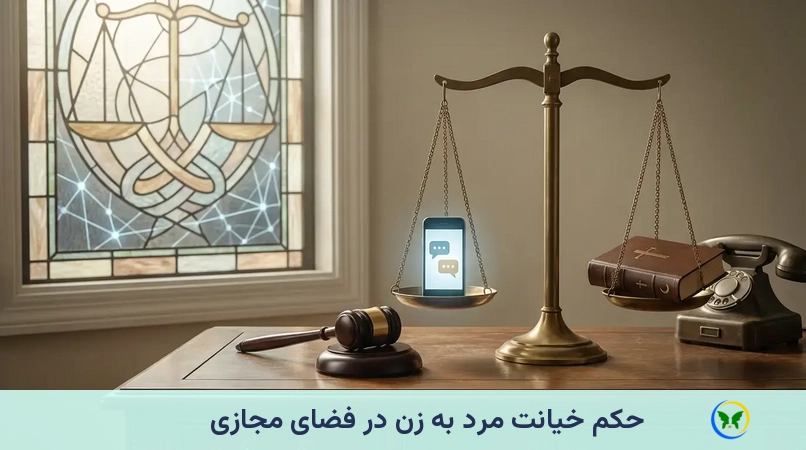 حکم خیانت مرد به زن در فضای مجازی