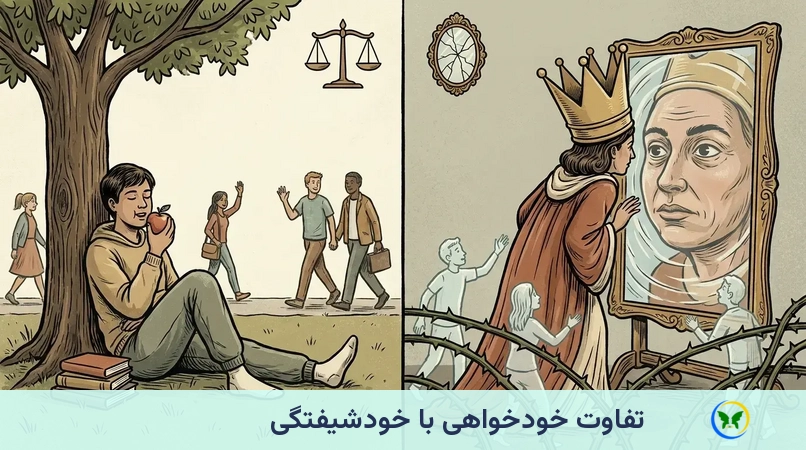 تفاوت خودخواهی با خودشیفتگی